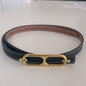 Roulis-Inspired Leather Belt